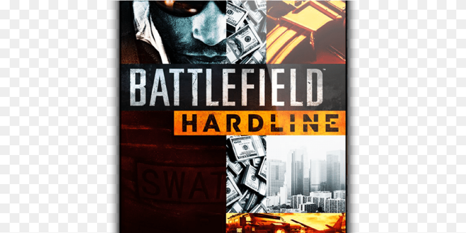 Battlefield Hardline Clipart Hardline Premium Battlefield Cops, Book, Publication, Advertisement, Adult Free Png Download