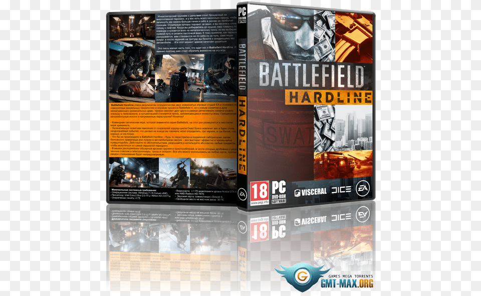 Battlefield Hardline Digital Deluxe Edition Battlefield Hardline Pc Poster, Advertisement, Person, Adult, Male Free Transparent Png