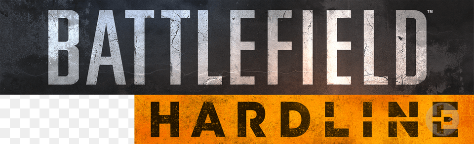 Battlefield Hardline Logo Pc, Sign, Symbol, Advertisement, Text Png Image