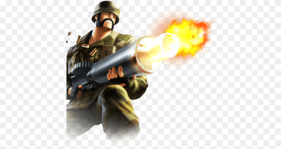 Battlefield Heroes Hardline Conquest Video Game Gunner, Weapon, Cannon, Firearm, Rifle Free Png