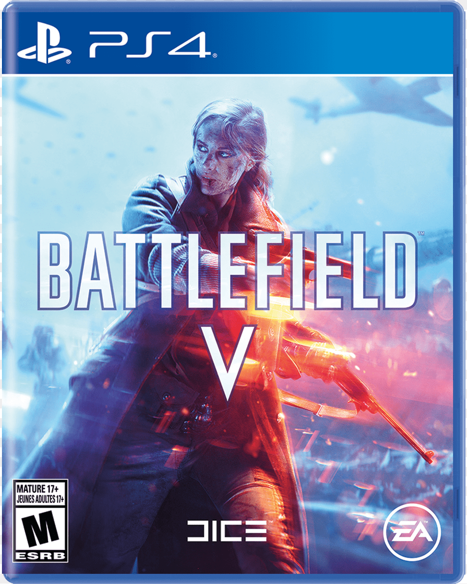 Battlefield V Ps4 Koei Blue Reflection Ps4 Game, Adult, Advertisement, Poster, Person Free Png Download