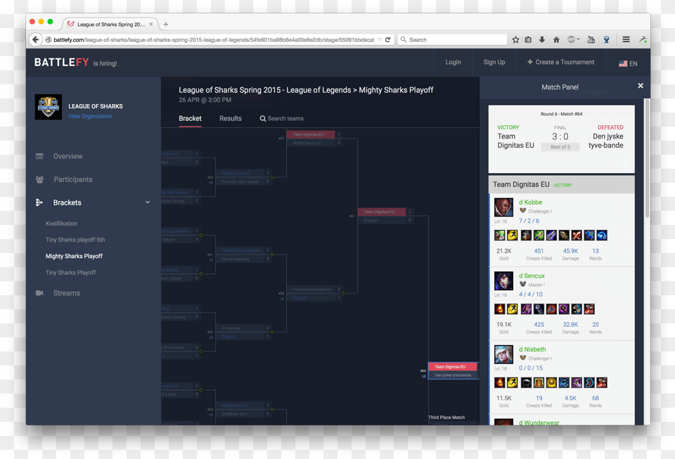 Battlefy Double Elimination Bracket, File, Webpage, Computer Hardware, Electronics Free Png Download