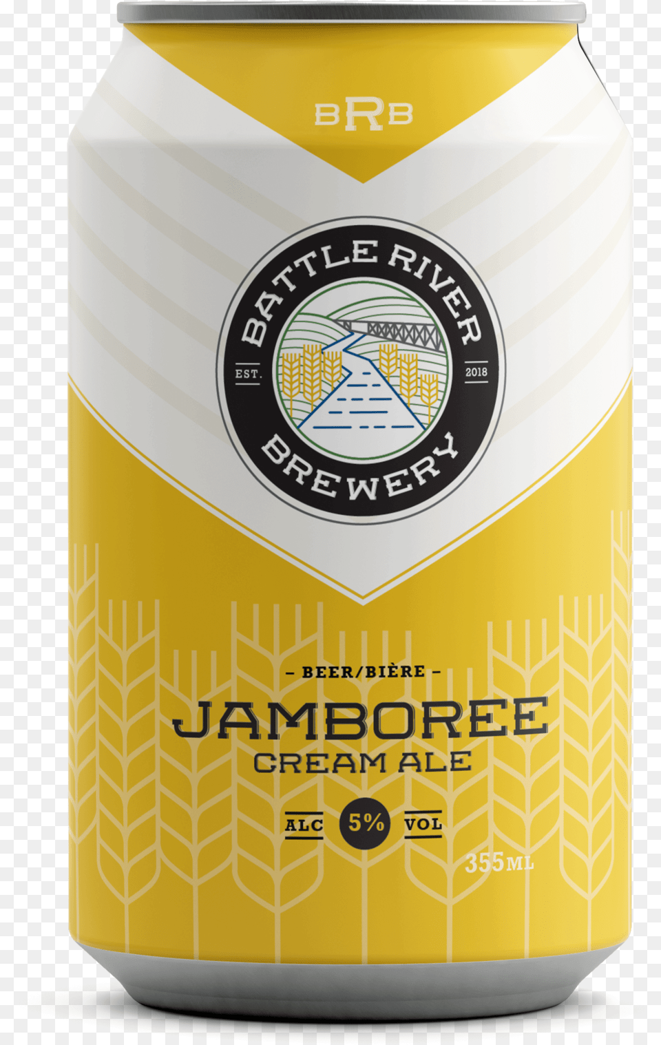 Battleriverbrewery Jamboree Cream Ale Irss, Alcohol, Beer, Beverage, Lager Png Image