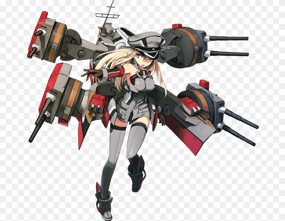 Battleship Anime Girl Bismarck, Adult, Female, Person, Woman Free Png Download