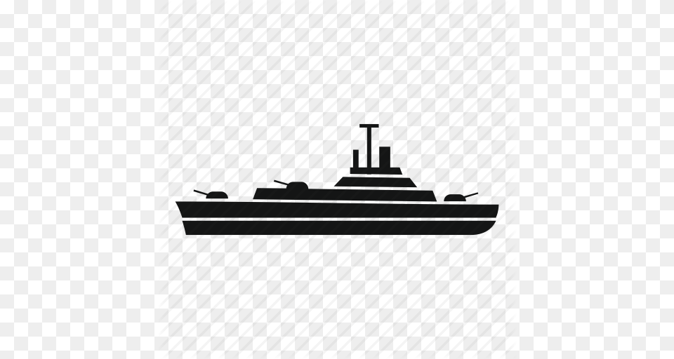 Battleship Boat Military Sea Ship War Warship Icon, Transportation, Vehicle Free Transparent Png