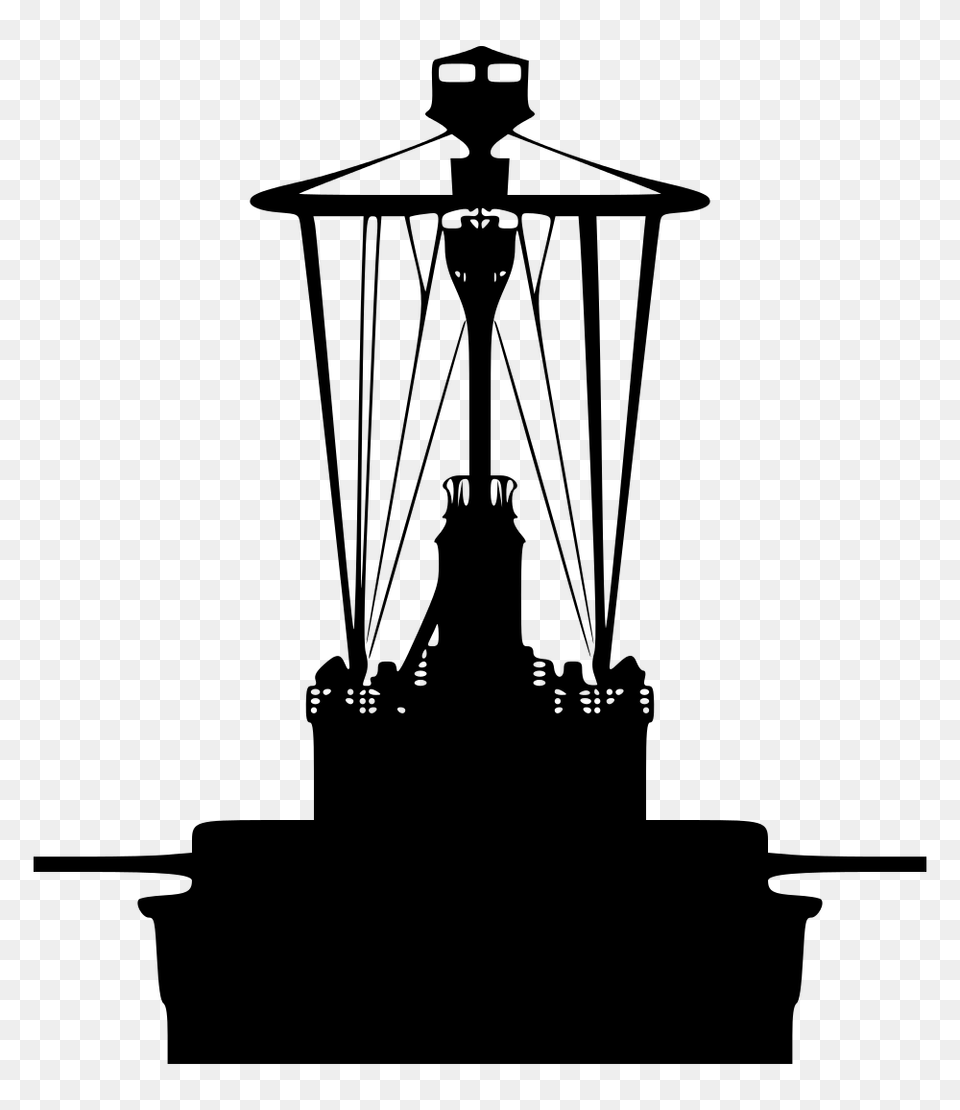 Battleship Clipart Front, Gray Free Transparent Png