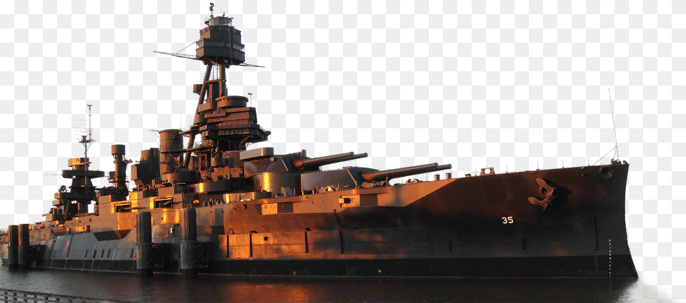 Battleship Uss Texas Bb, Cruiser, Military, Navy, Ship Free Transparent Png