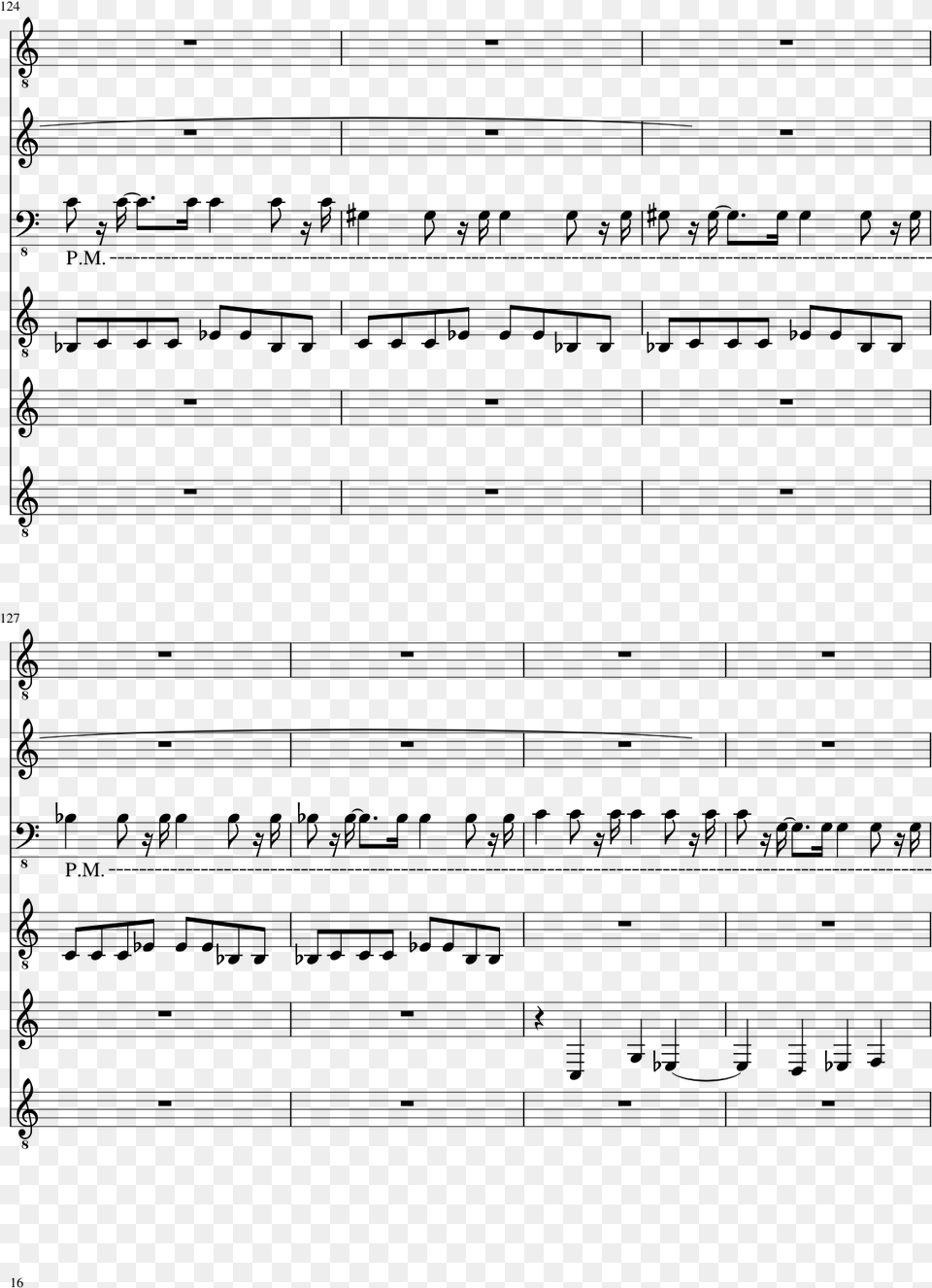 Battletoads Amp Double Dragon Sheet Music, Gray Free Png Download