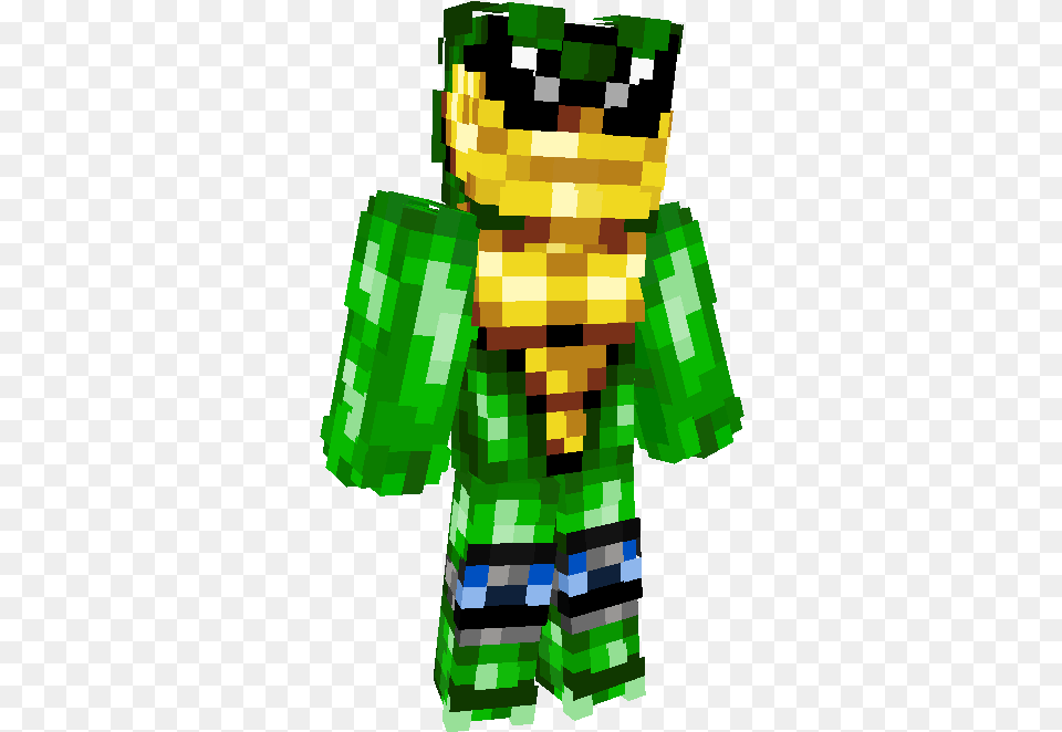 Battletoads Minecraft Skin, Green, Person Png