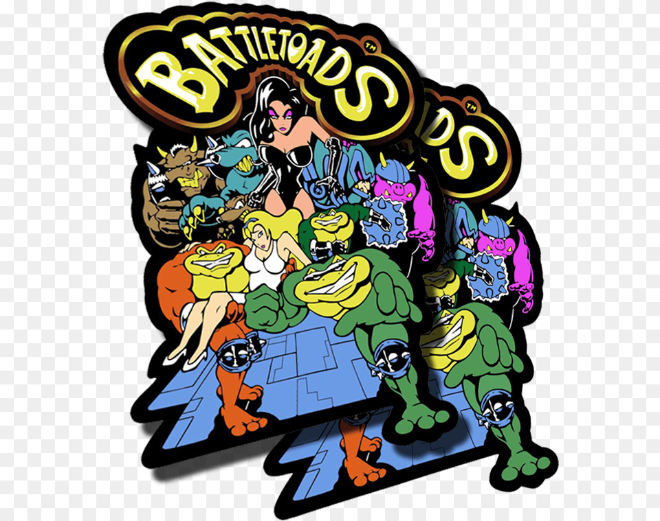 Battletoads Side Art Battletoads The Official Battlebook Book, Comics, Publication, Person, Baby Free Png