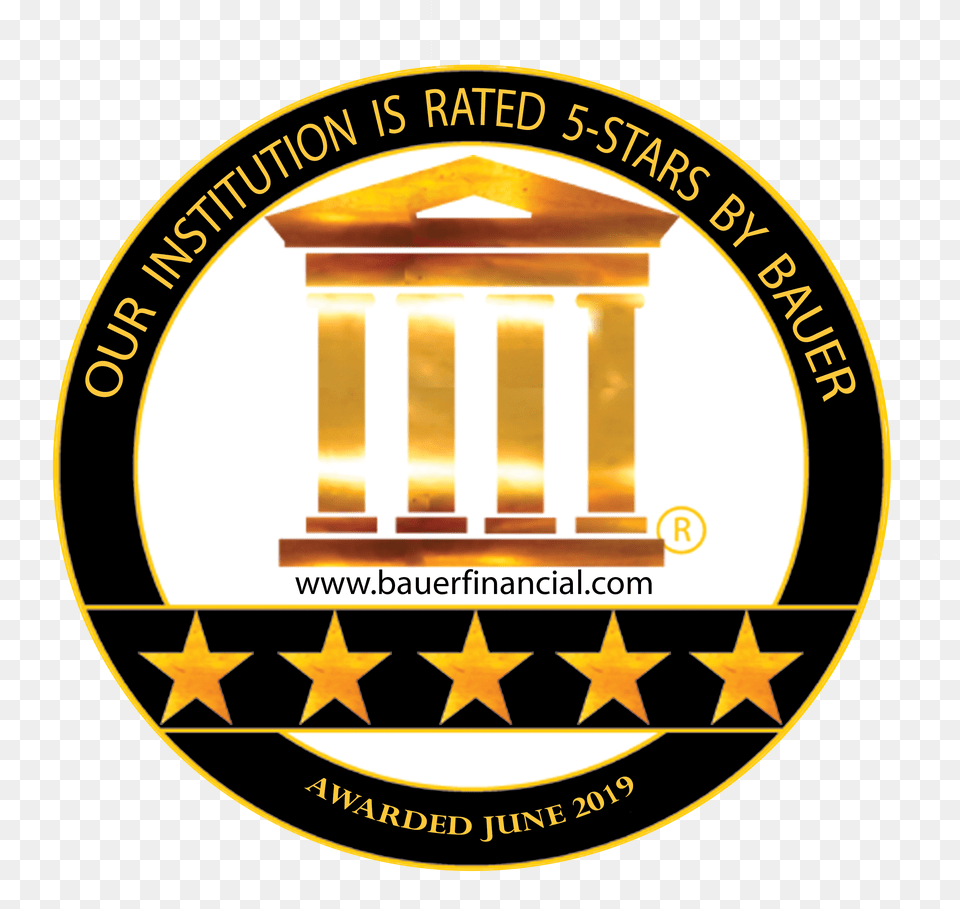 Bauer Financial 5 Star Rating, Logo, Badge, Emblem, Symbol Free Png