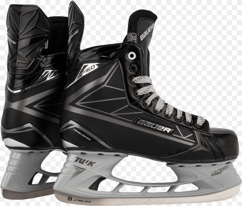 Bauer Supreme S160 Limited Edition Ice Hockey Skate Bauer Supreme S160 Le Senior Ice Hockey Skates, Clothing, Footwear, Shoe, Sneaker Png Image