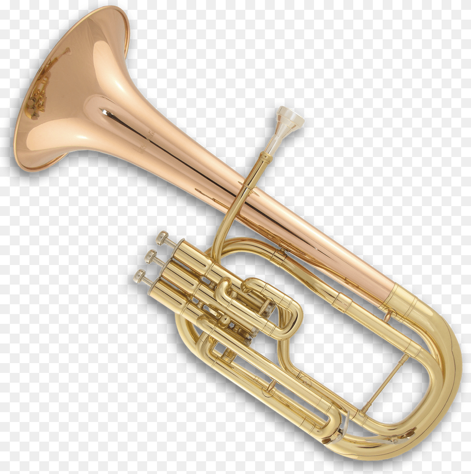 Bauhaus Bw508 Thr Tenor Horn With Rose Brass Body Tenor Horn Brass Instruments, Musical Instrument, Brass Section, Smoke Pipe, Trumpet Free Png