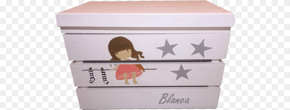 Baul Blanco Y Muneca Box, Cabinet, Furniture, Drawer Png Image