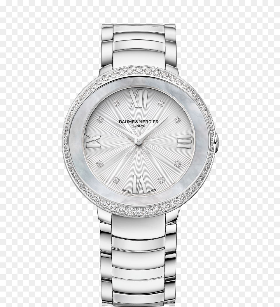 Baume And Mercier Ladies Diamond Watch, Arm, Body Part, Person, Wristwatch Png