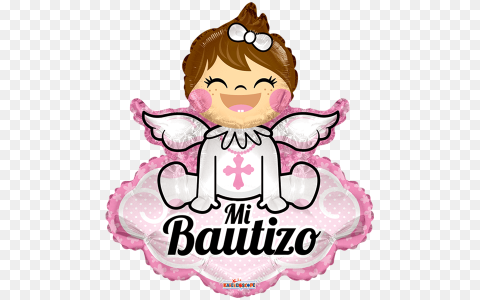 Bautizo Mi Bautizo Angelita Con Nube Minishape Moldes, Advertisement, Poster, Baby, Person Free Png Download