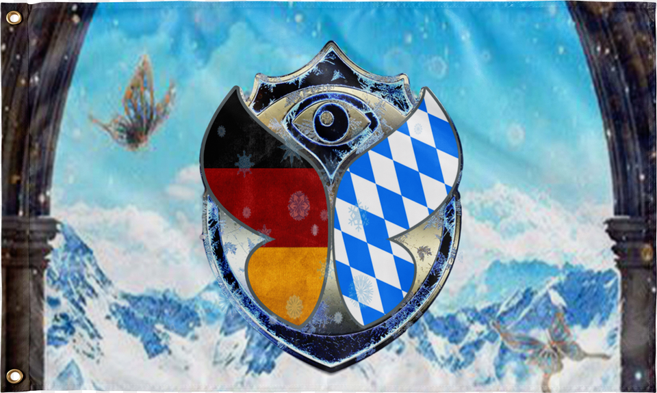 Bavaria Germany Flag For Festival Tomorrowland Winter Martin Garrix 2019 Free Transparent Png