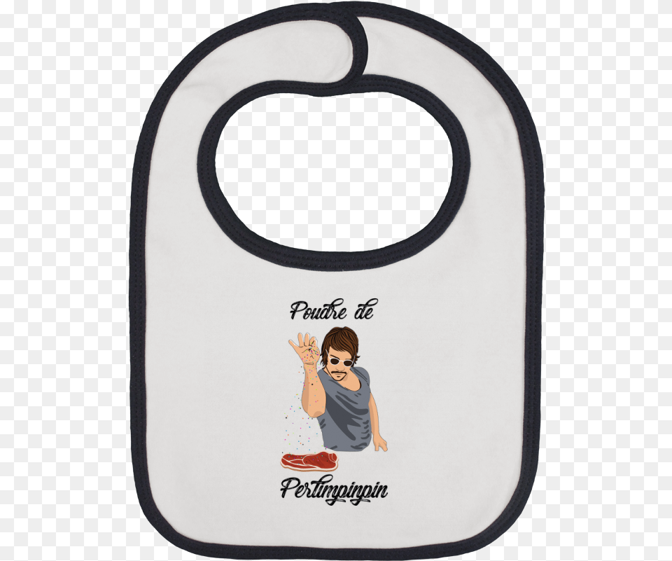 Bavoir Bb Uni Poudre De Perlimpinpin Vs Salt Bae Par Tunetoo Happy, Person, Bib, Face, Head Free Transparent Png