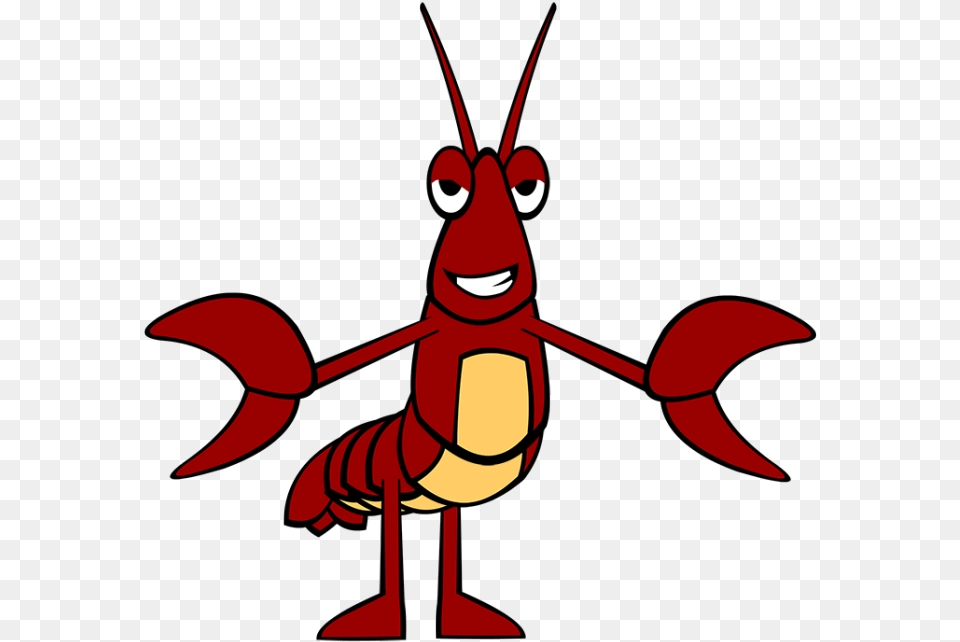 Baw The Crawfish Crawfish Cartoon, Animal, Crawdad, Food, Invertebrate Png Image