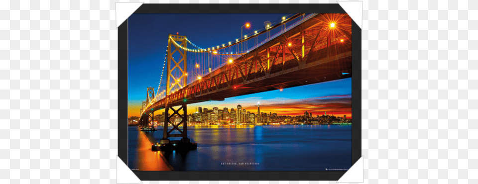 Bay Area City Lights, Metropolis, Urban, Water, Waterfront Png