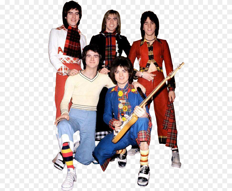 Bay City Rollers No Background Bay City Rollers Socks, Clothing, Pants, Tartan, Skirt Free Png Download