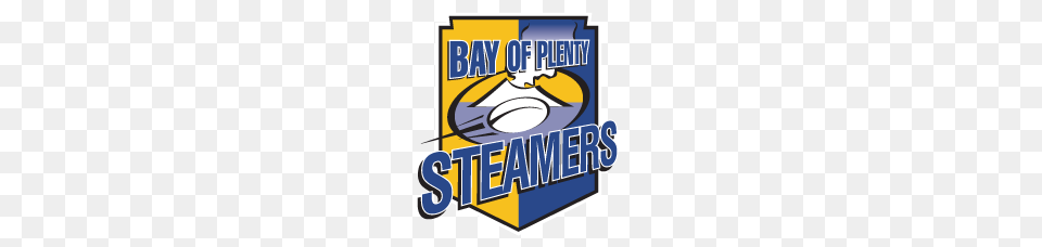 Bay Of Plenty Steamers Rugby Logo, Book, Publication, Scoreboard, Architecture Free Png Download