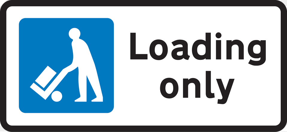 Bay Reserved For Loading And Unloading Only Clipart, Sign, Symbol, Adult, Male Png Image