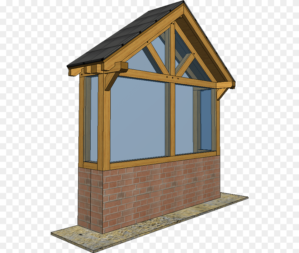 Bay Window B1gable Truss 3d1 Lumber, Architecture, Outdoors, Shelter, Building Free Transparent Png