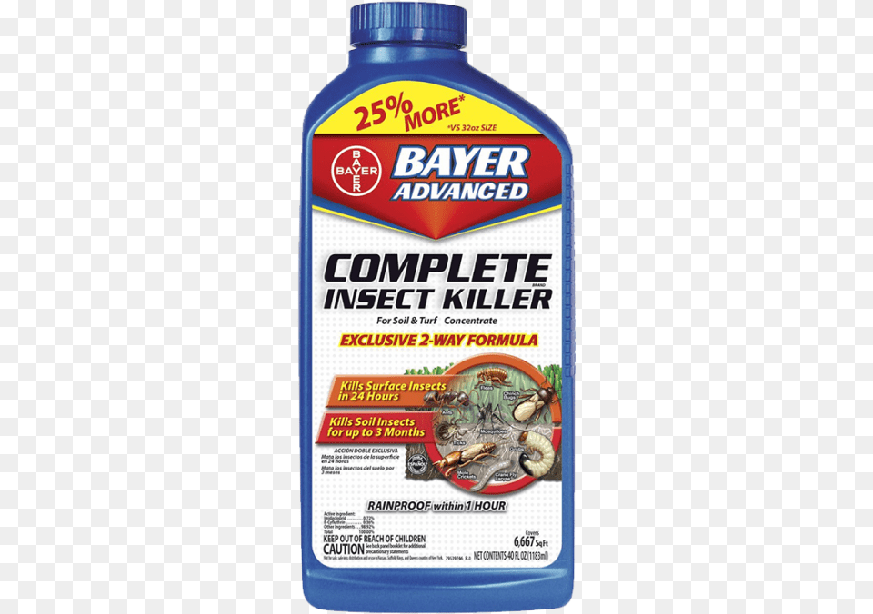 Bayer Advanced Complete Insect Killer, Bottle, Food, Ketchup Free Png