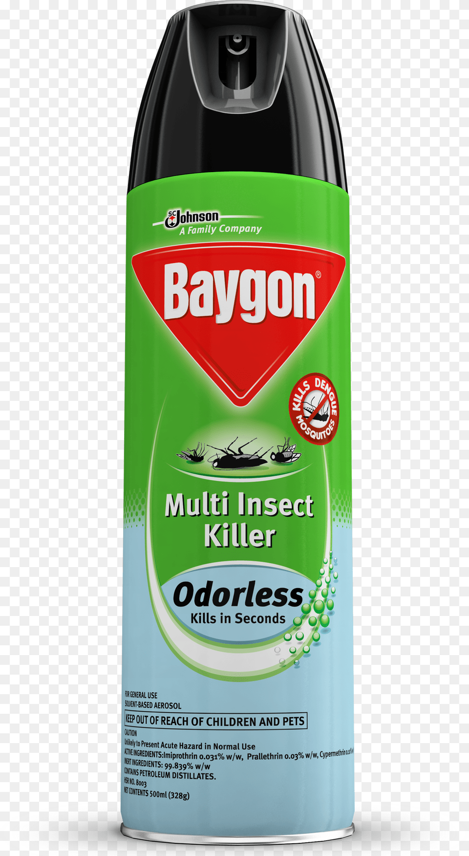 Baygon Multi Insect Killer Odorless Baygon Spray, Can, Spray Can, Tin, Food Free Transparent Png