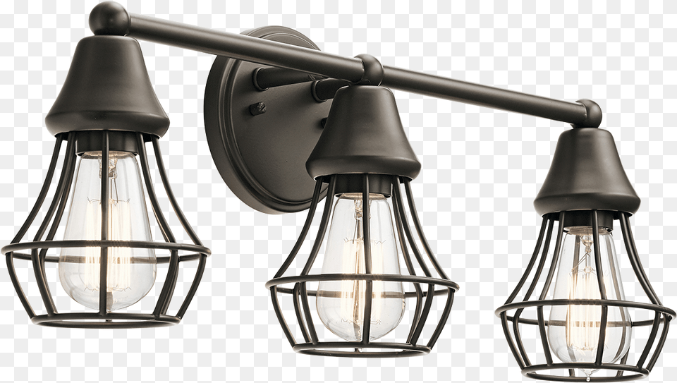 Bayley 3 Light Bayley Vanity With Edison Bulbs Included, Light Fixture, Lamp Free Png Download