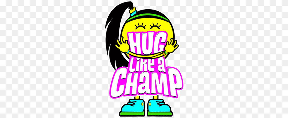 Bayley Hug Like A Champ Logo, Dynamite, Weapon Free Png