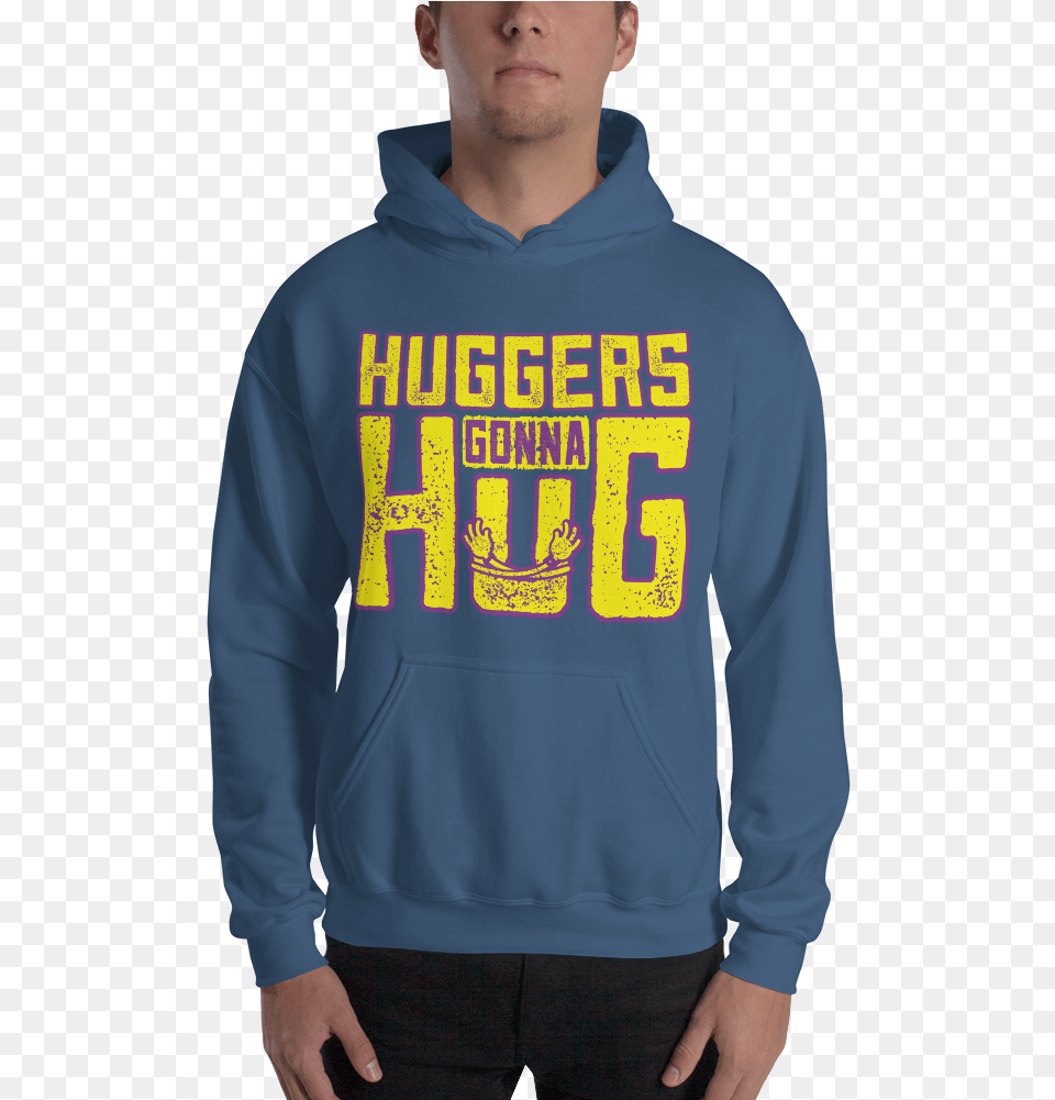 Bayley Quothuggers Gonna Hugquot Hooded Sweatshirt Sweatshirt, Clothing, Hoodie, Knitwear, Sweater Free Transparent Png