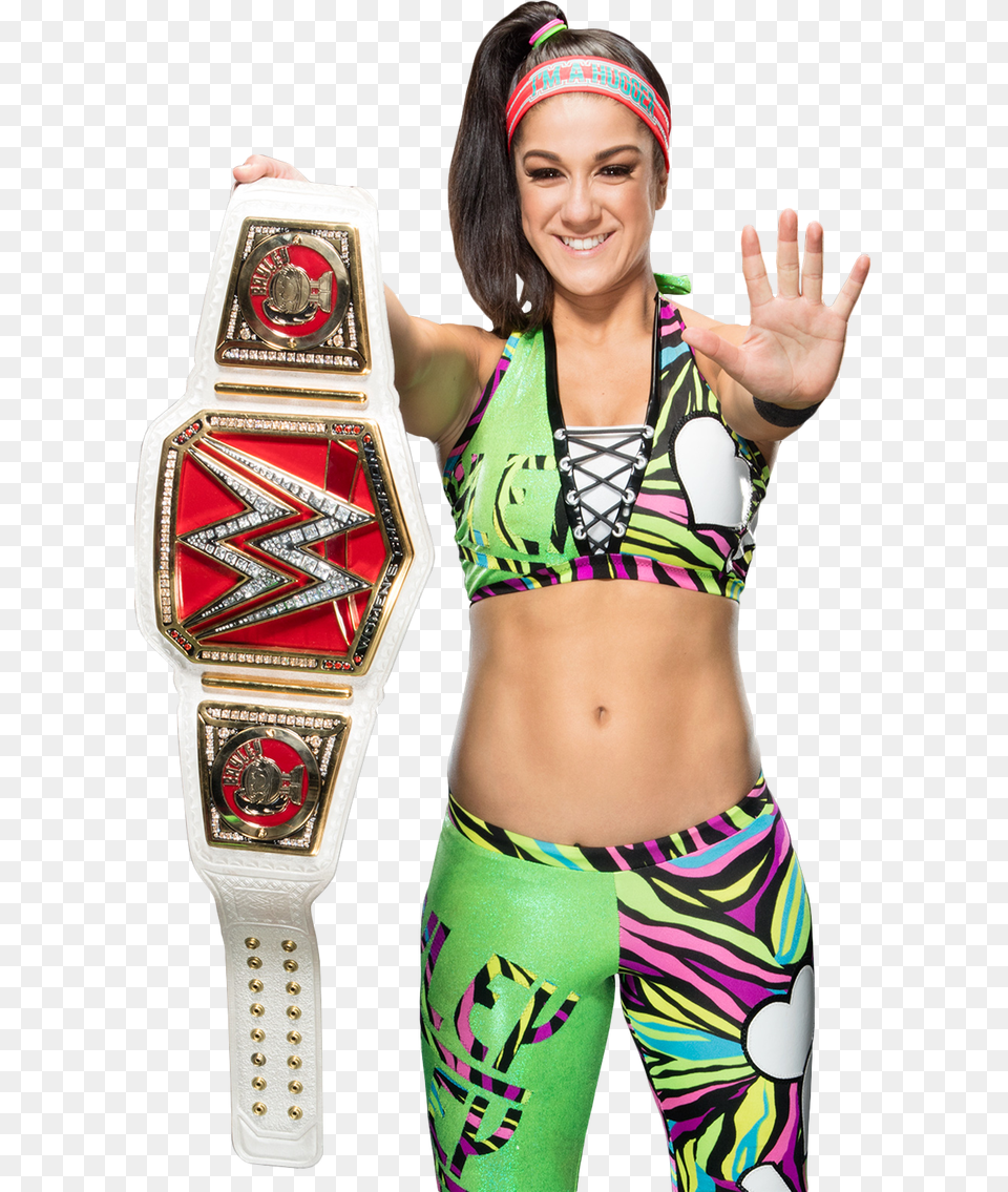 Bayley Raw Womens Champion, Wristwatch, Adult, Woman, Person Free Transparent Png
