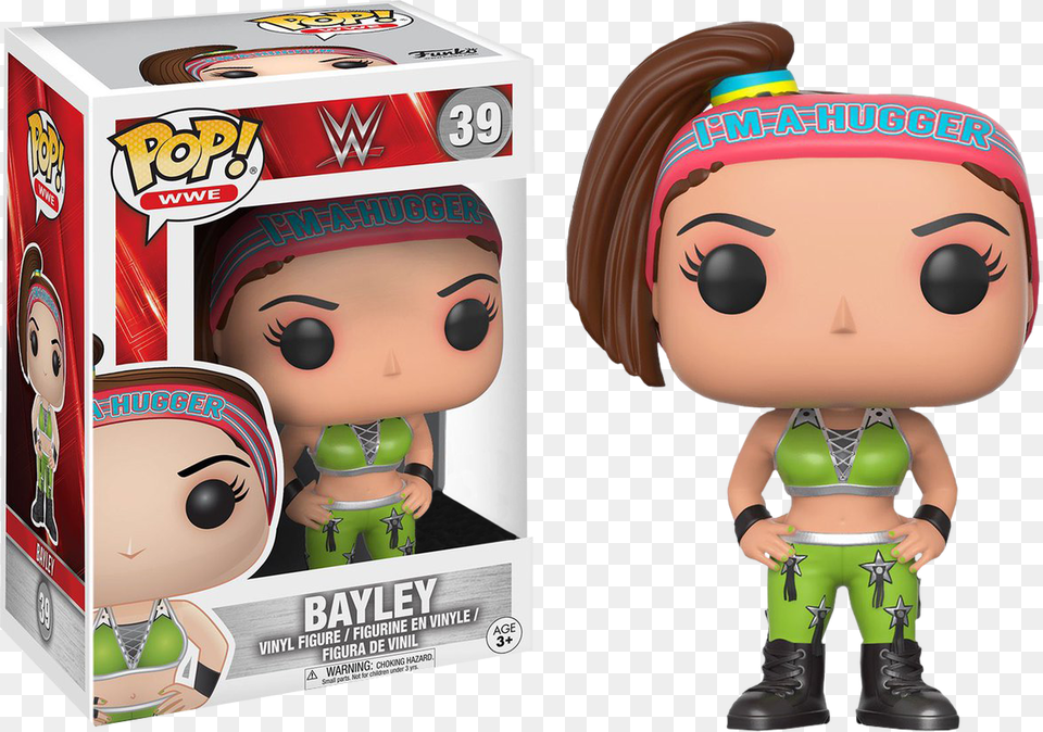 Bayley Us Exclusive Pop Vinyl Figure Wwe Funko Pop Bayley, Baby, Person, Figurine, Toy Free Transparent Png