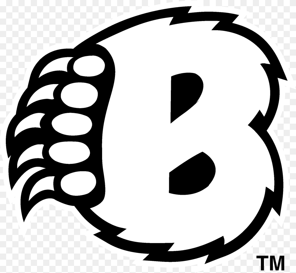 Baylor Bears Logo Black And White Baylor Bears And Lady Bears, Stencil, Electronics, Hardware, Symbol Png Image