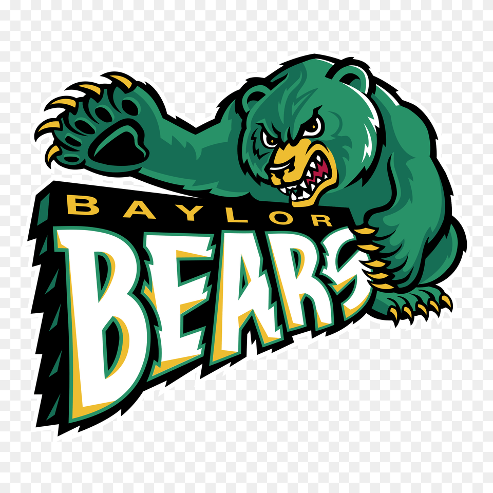 Baylor Bears Logo Vector, Animal, Zoo Free Transparent Png