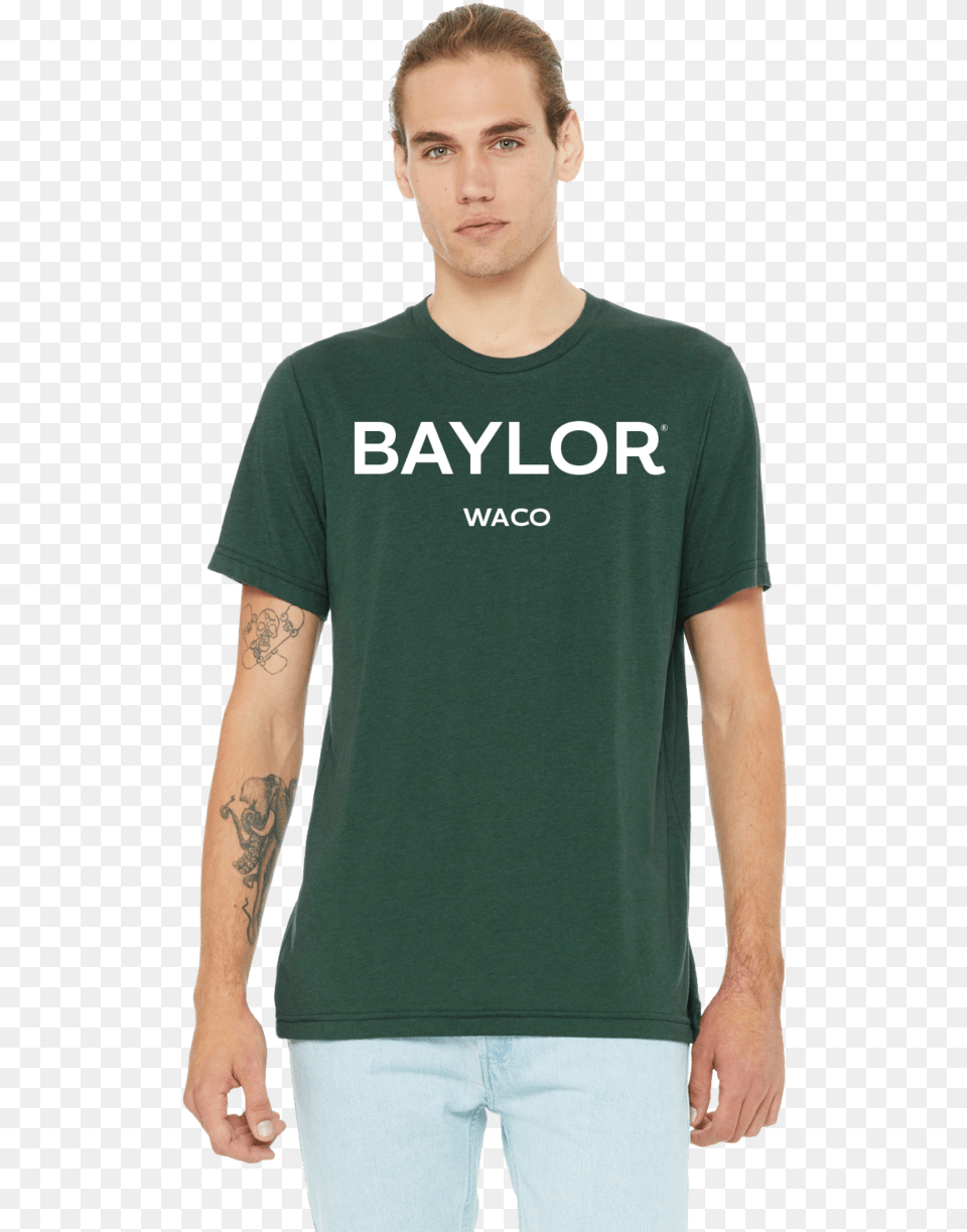 Baylor Bears Mens College Town Crew Neck Tee Alma Mater, Clothing, T-shirt, Adult, Male Free Png Download