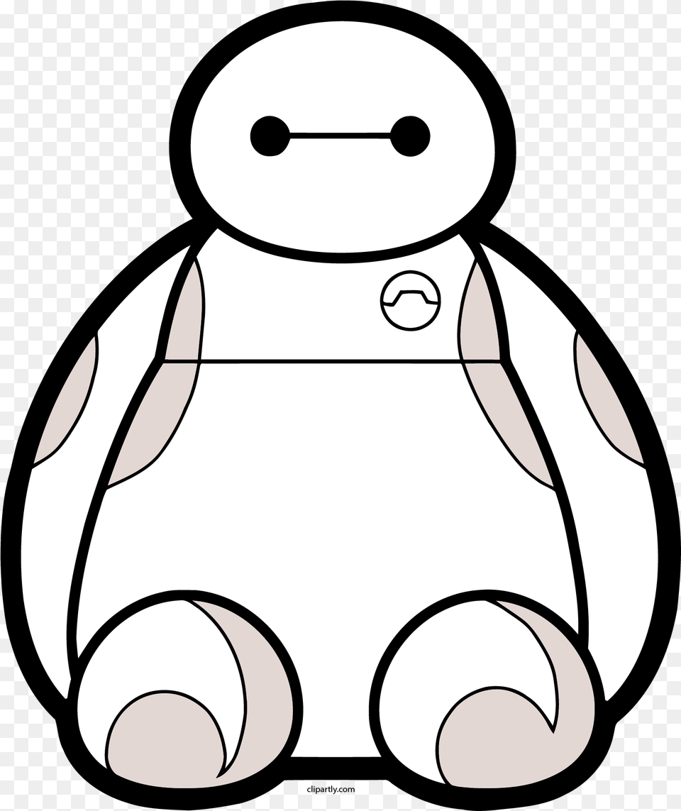 Baymax Front View Clipart Big Hero, Nature, Outdoors, Snow, Snowman Free Png Download