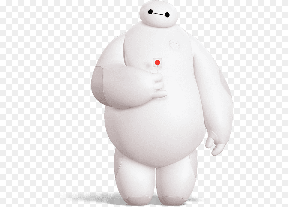 Baymax Lollipop, Figurine, Nature, Outdoors, Snow Png Image