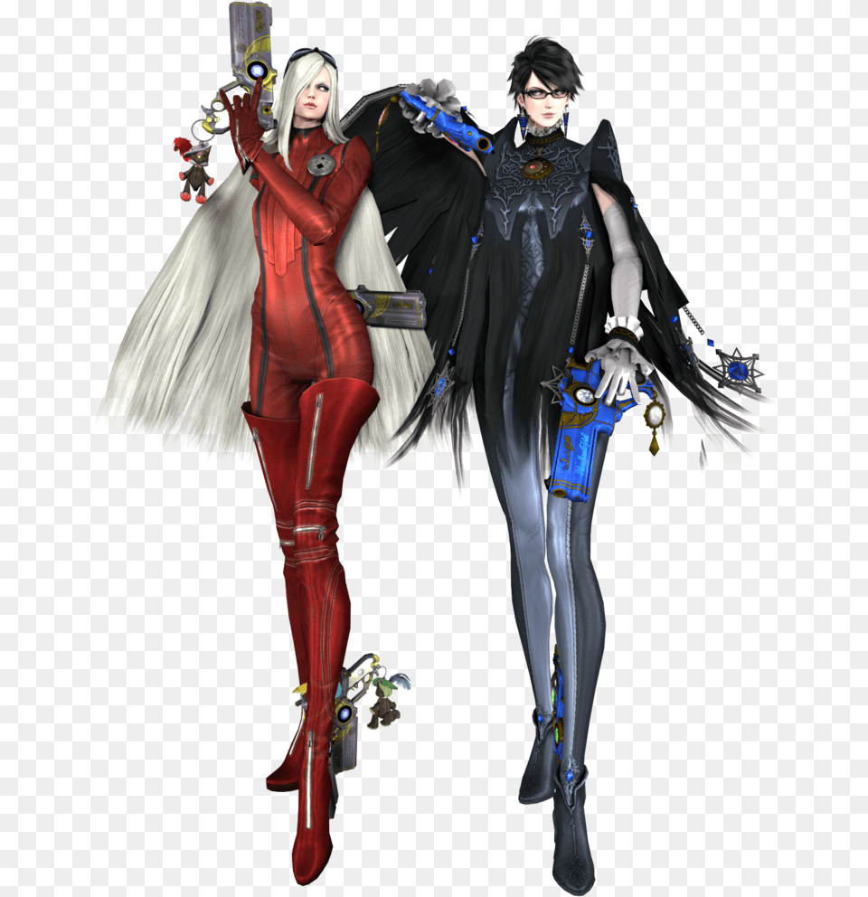 Bayonetta And Jeanne, Adult, Person, Female, Woman Free Png Download