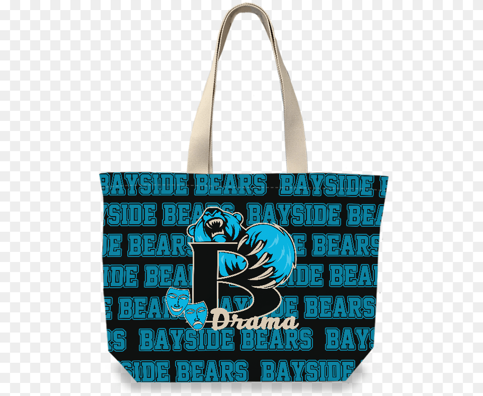 Bayside Drama Tote Bag 2 Bear Logo Tote Bag, Accessories, Handbag, Tote Bag, Purse Png