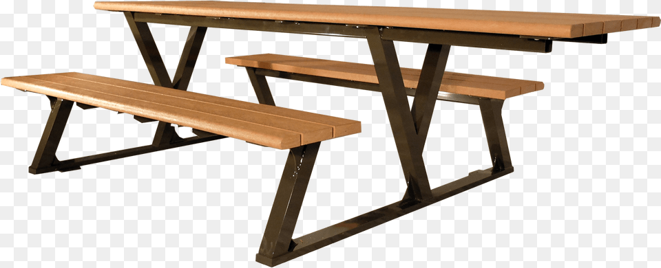 Bayview Picnic Table Outdoor Bench, Dining Table, Furniture, Wood, Hardwood Free Png Download