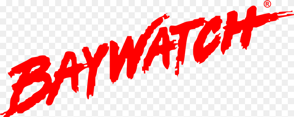 Baywatch Logo, Handwriting, Text, Light Png