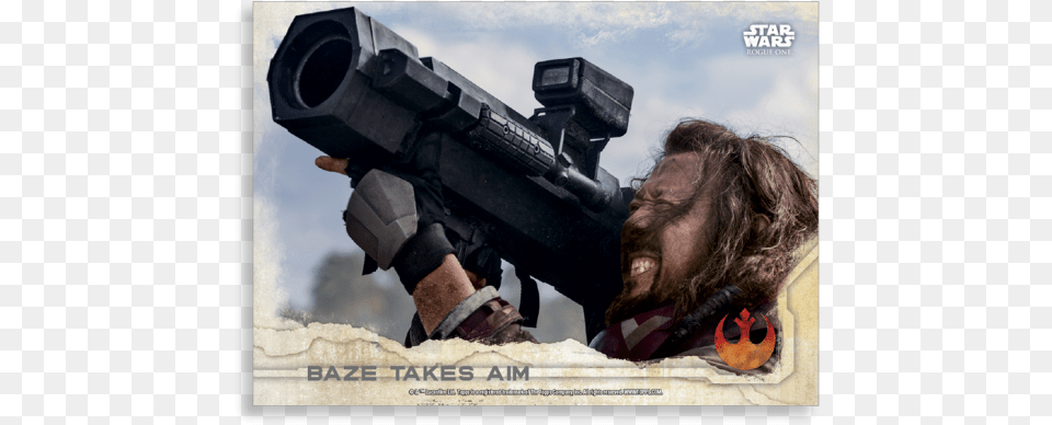 Baze Takes Aim 2016 Star Wars Firearm, Weapon, Gun, Handgun, Adult Free Png Download