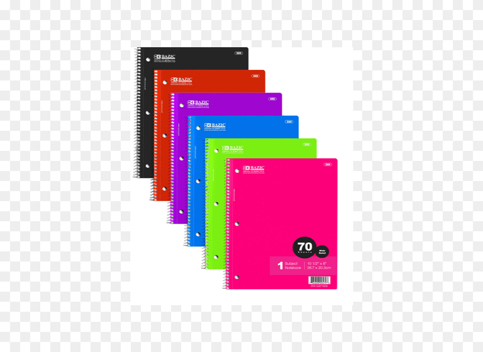 Bazic Ct Subject Spiral Notebook, File Png Image