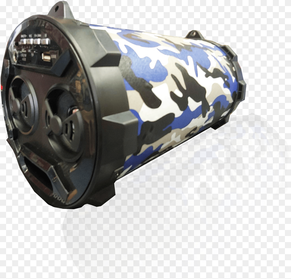 Bazooka Speaker Camo Blue Png Image