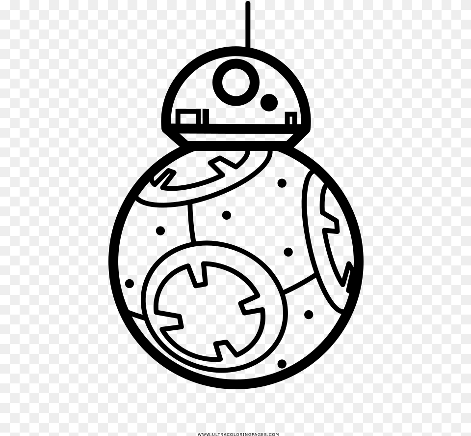 Bb 8 App Enabled Droid Sphero Drawing Bb8 Star Wars Vector, Gray Free Transparent Png