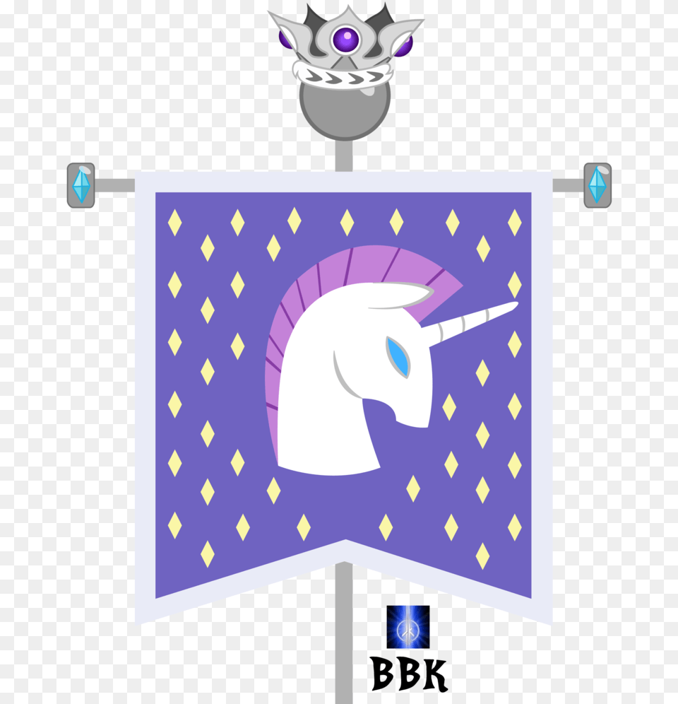Bb K Crown Flag Hanging Banner Hearth39s Warming My Little Pony Friendship Is Magic, Purple Free Png Download