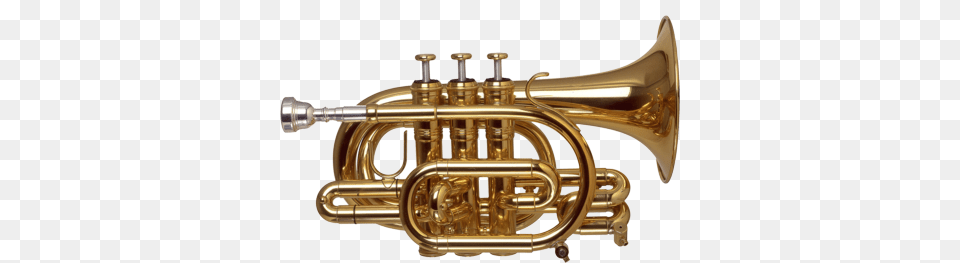Bb Pocket Trumpet, Brass Section, Horn, Musical Instrument, Flugelhorn Free Png